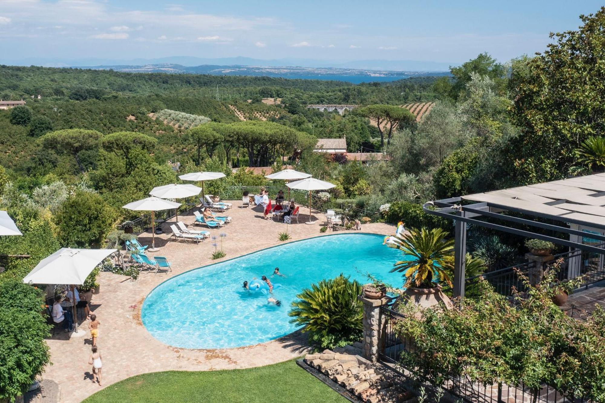 Villa Clodia Relais Manziana Exterior foto